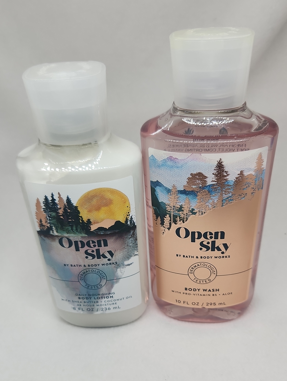 Bath & Body Works Open Sky Body Wash & Lotion Set New